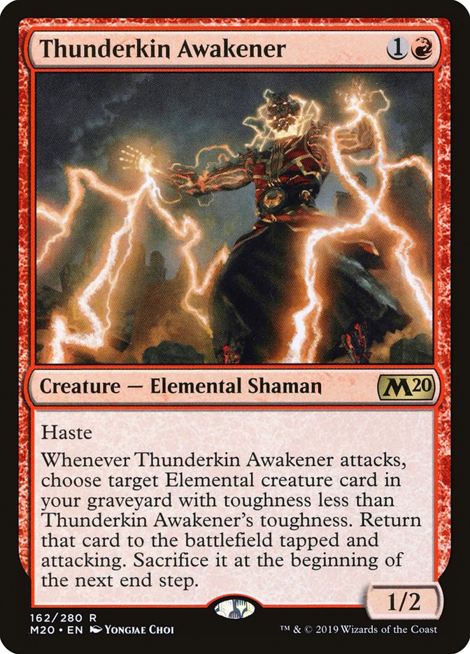 Thunderkin Awakener [Core Set 2020] | Deep Dive Games St. Marys