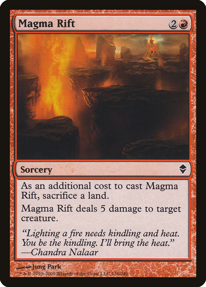 Magma Rift [Zendikar] | Deep Dive Games St. Marys