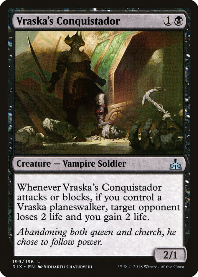 Vraska's Conquistador [Rivals of Ixalan] | Deep Dive Games St. Marys