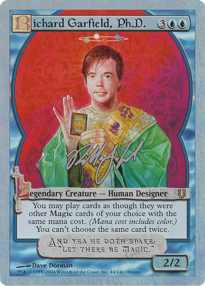 Richard Garfield, Ph.D. (Alternate Foil) [Unhinged] | Deep Dive Games St. Marys