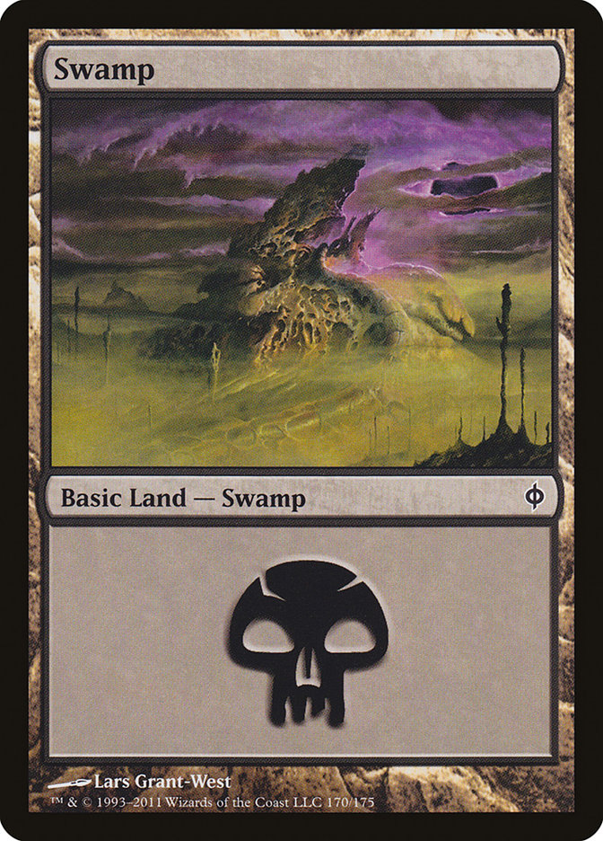 Swamp (170) [New Phyrexia] | Deep Dive Games St. Marys