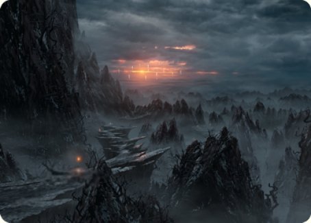 Sundown Pass Art Card [Innistrad: Crimson Vow Art Series] | Deep Dive Games St. Marys
