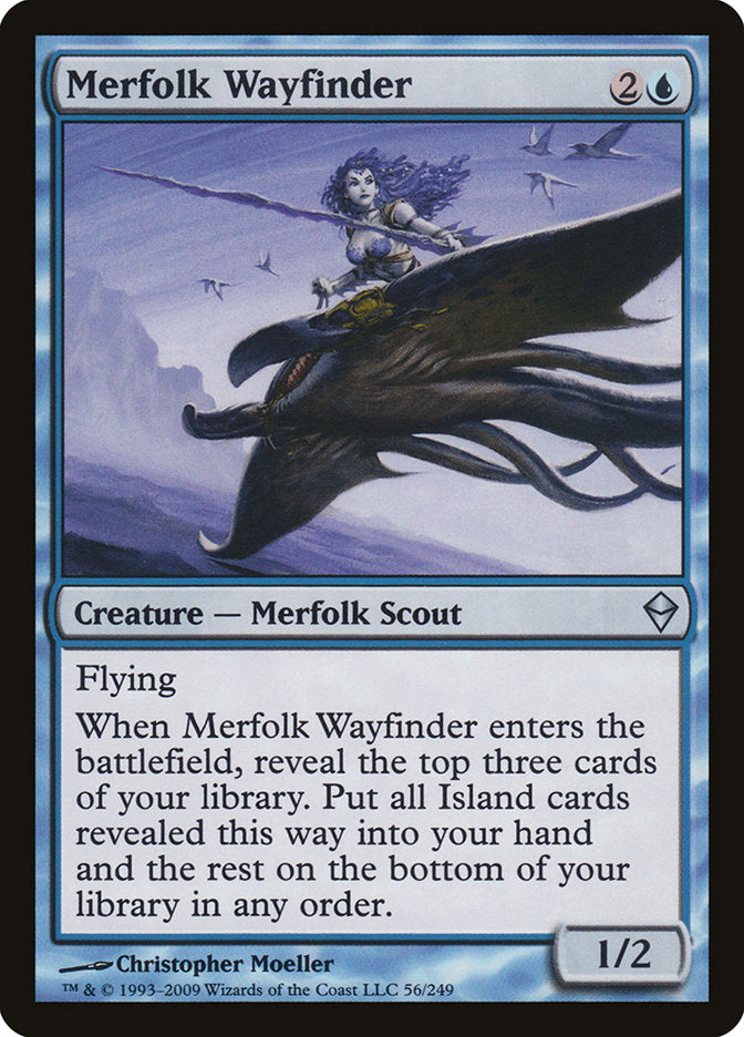 Merfolk Wayfinder [Zendikar] | Deep Dive Games St. Marys