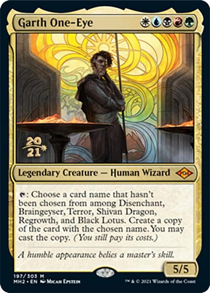 Garth One-Eye [Modern Horizons 2 Prerelease Promos] | Deep Dive Games St. Marys