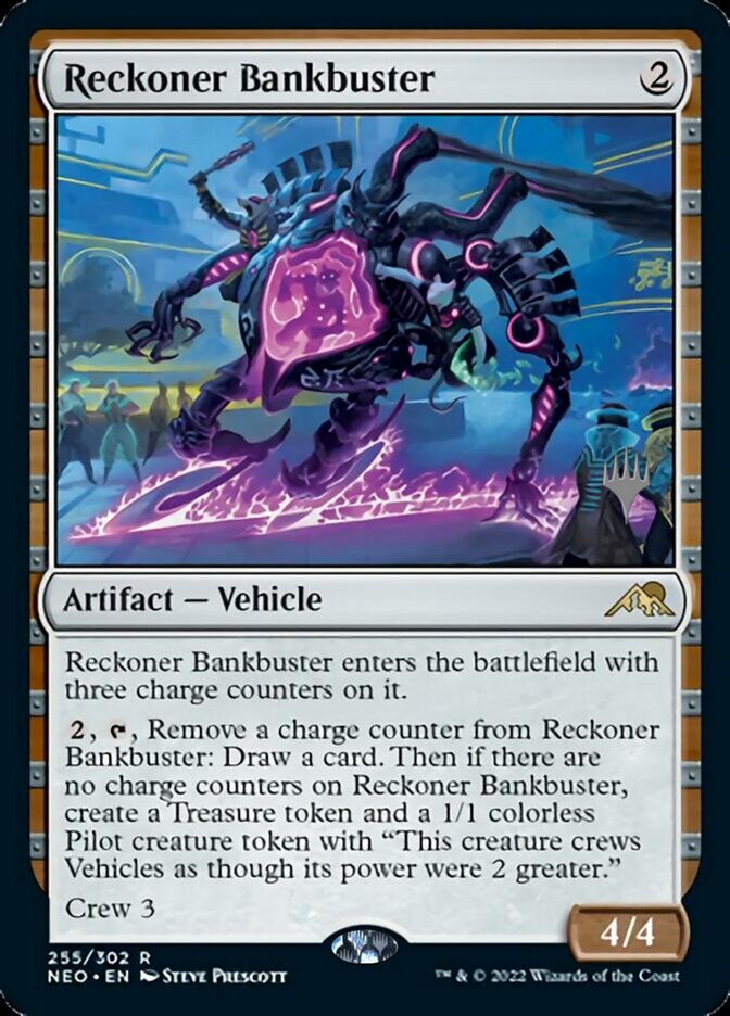 Reckoner Bankbuster (Promo Pack) [Kamigawa: Neon Dynasty Promos] | Deep Dive Games St. Marys