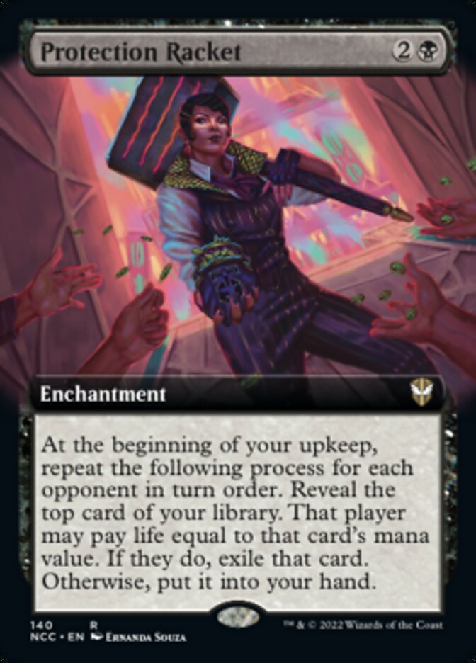Protection Racket (Extended Art) [Streets of New Capenna Commander] | Deep Dive Games St. Marys