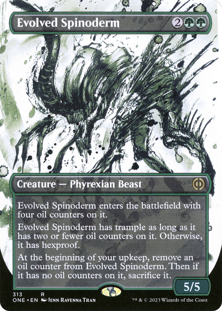 Evolved Spinoderm (Borderless Ichor) [Phyrexia: All Will Be One] | Deep Dive Games St. Marys