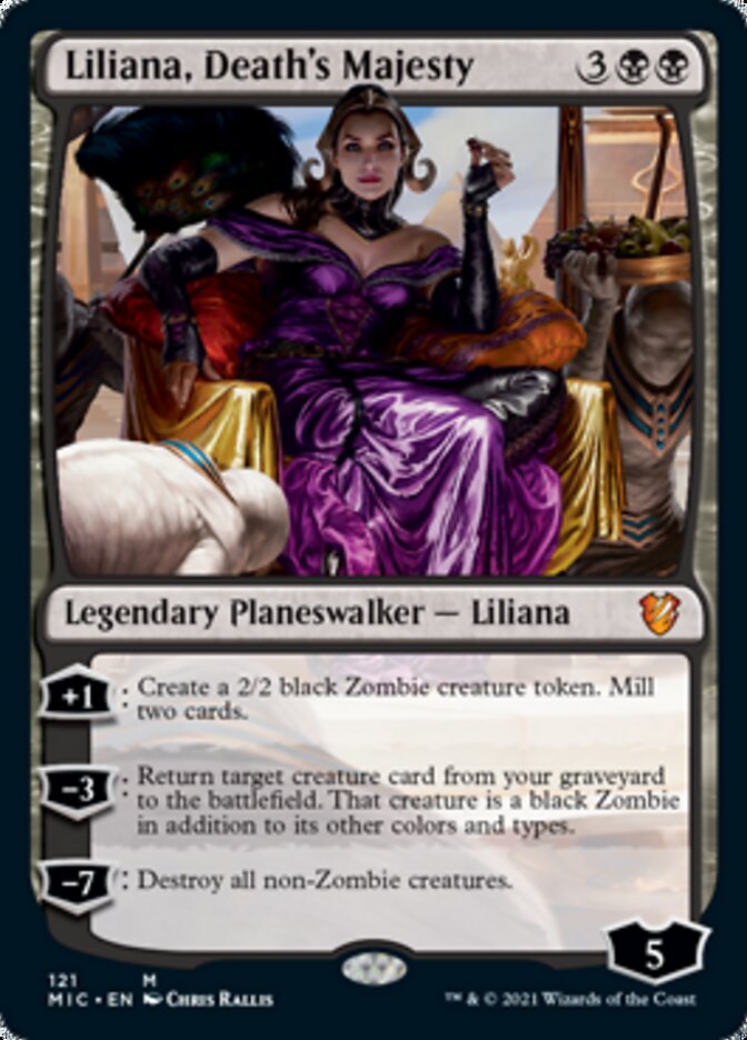 Liliana, Death's Majesty [Innistrad: Midnight Hunt Commander] | Deep Dive Games St. Marys