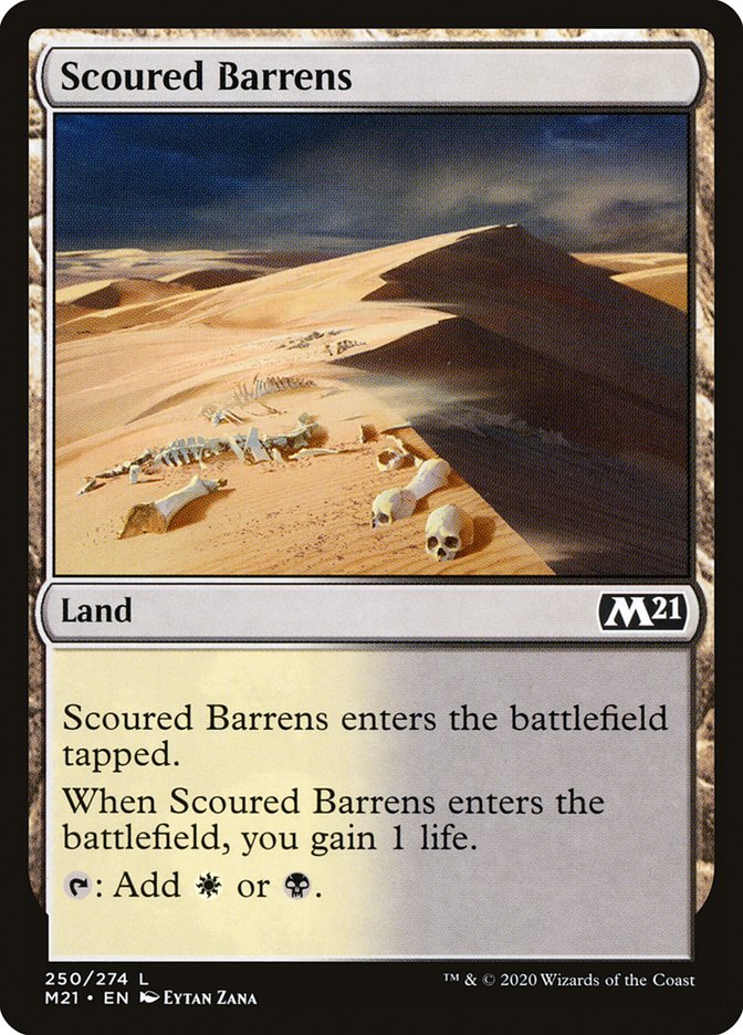 Scoured Barrens [Core Set 2021] | Deep Dive Games St. Marys