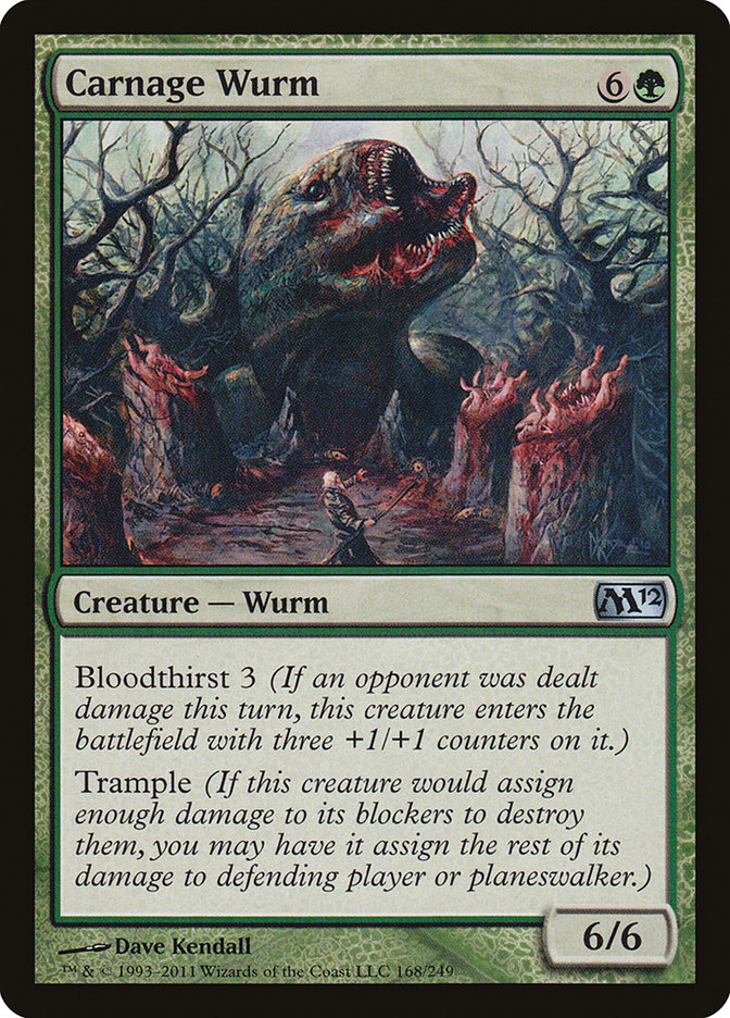 Carnage Wurm [Magic 2012] | Deep Dive Games St. Marys