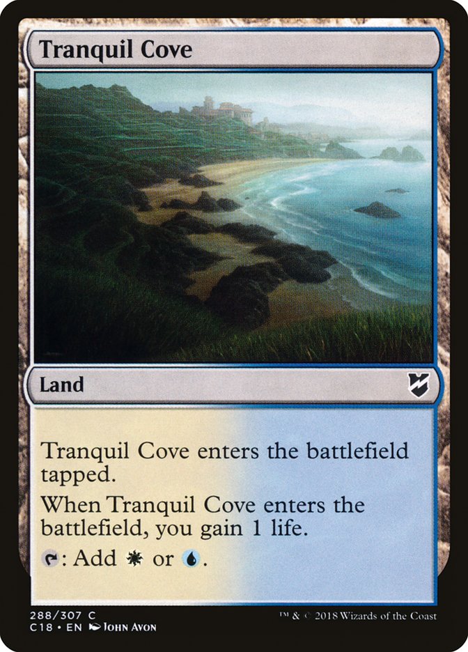 Tranquil Cove [Commander 2018] | Deep Dive Games St. Marys