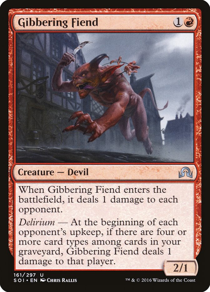 Gibbering Fiend [Shadows over Innistrad] | Deep Dive Games St. Marys