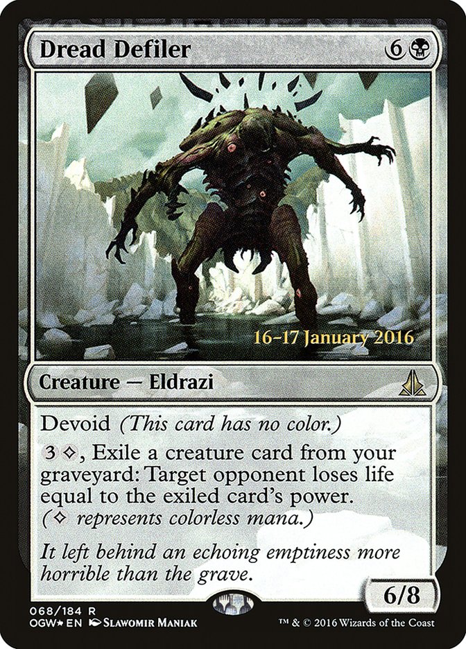 Dread Defiler [Oath of the Gatewatch Prerelease Promos] | Deep Dive Games St. Marys