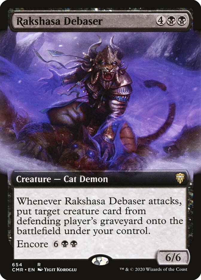 Rakshasa Debaser (Extended Art) [Commander Legends] | Deep Dive Games St. Marys