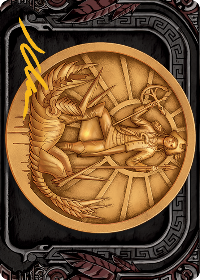 Captain Lannery Storm Art Card (Gold-Stamped Signature) [March of the Machine Art Series] | Deep Dive Games St. Marys