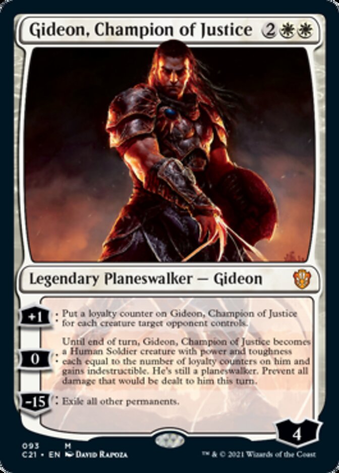 Gideon, Champion of Justice [Commander 2021] | Deep Dive Games St. Marys