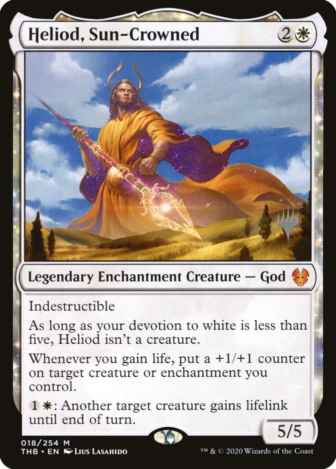 Heliod, Sun-Crowned (Promo Pack) [Theros Beyond Death Promos] | Deep Dive Games St. Marys