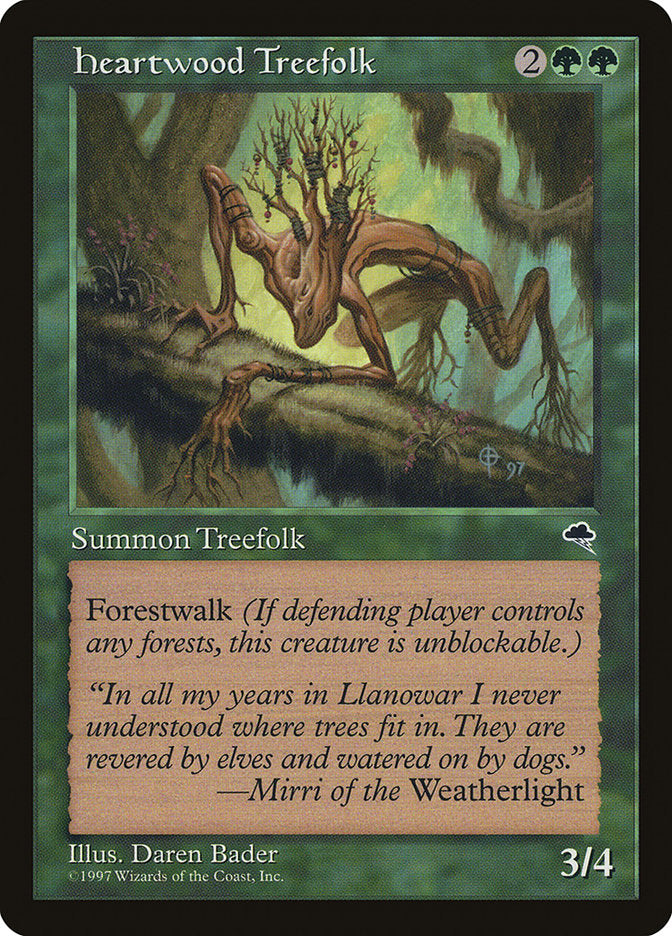 Heartwood Treefolk [Tempest] | Deep Dive Games St. Marys