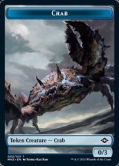 Crab // Treasure (21) Double-Sided Token [Modern Horizons 2 Tokens] | Deep Dive Games St. Marys