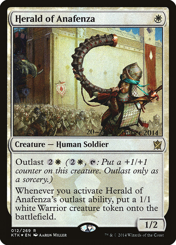 Herald of Anafenza [Khans of Tarkir Prerelease Promos] | Deep Dive Games St. Marys