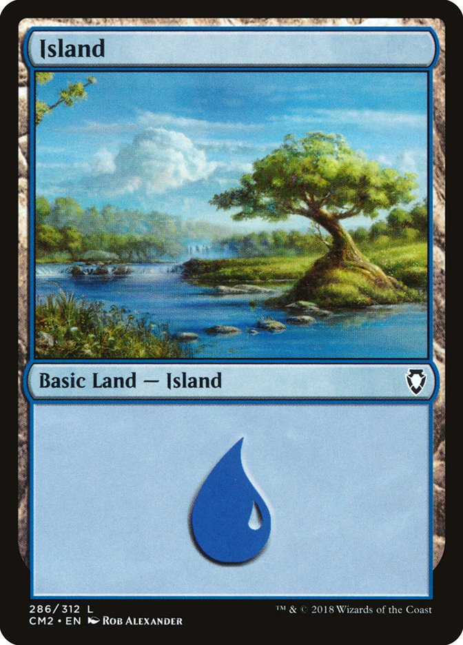 Island (286) [Commander Anthology Volume II] | Deep Dive Games St. Marys