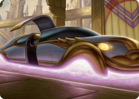 Mysterious Limousine Art Card [Streets of New Capenna Art Series] | Deep Dive Games St. Marys