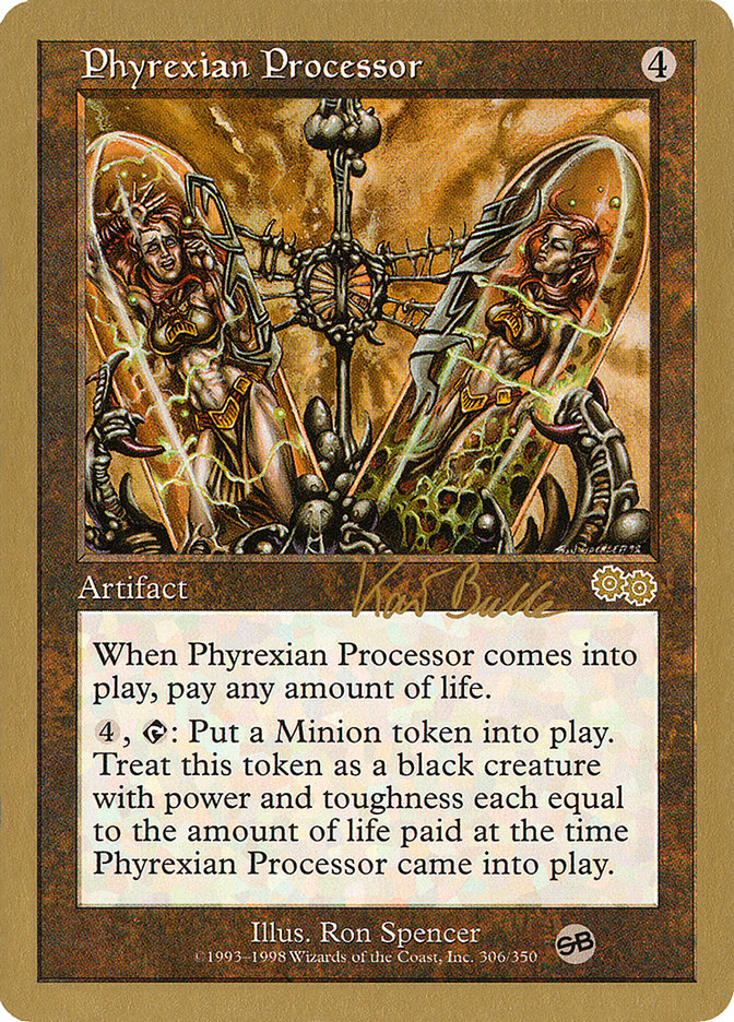 Phyrexian Processor (Kai Budde) (SB) [World Championship Decks 1999] | Deep Dive Games St. Marys