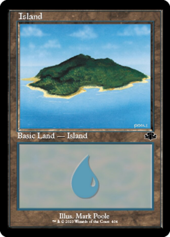 Island (404) (Retro) [Dominaria Remastered] | Deep Dive Games St. Marys