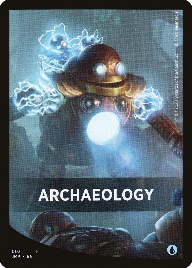 Archaeology Theme Card [Jumpstart Front Cards] | Deep Dive Games St. Marys