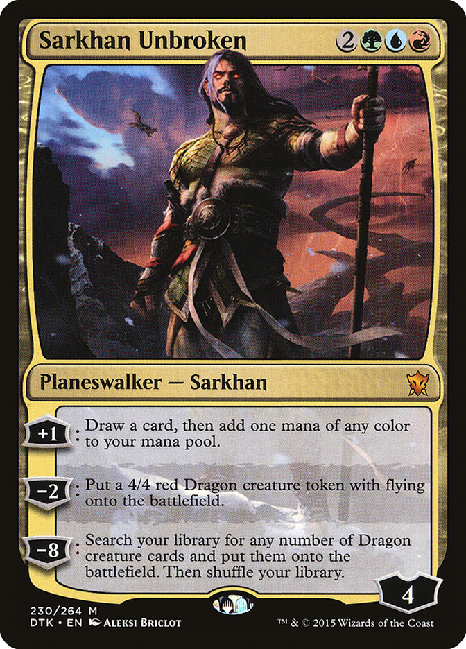 Sarkhan Unbroken [Dragons of Tarkir] | Deep Dive Games St. Marys