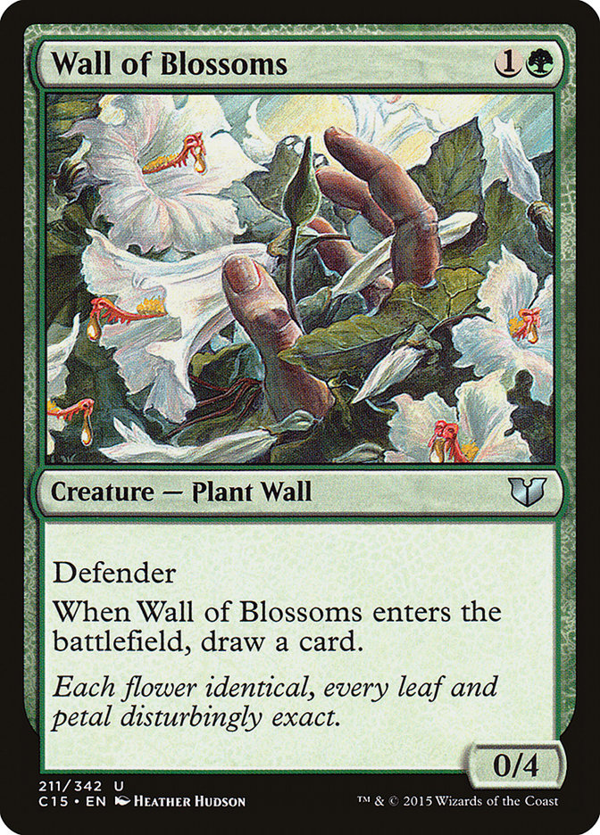 Wall of Blossoms [Commander 2015] | Deep Dive Games St. Marys