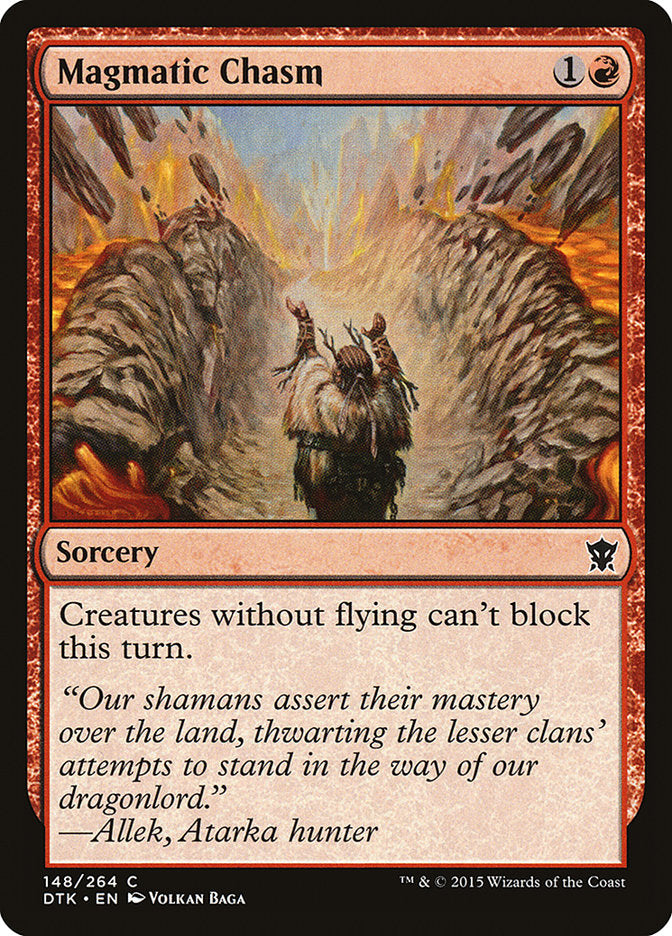 Magmatic Chasm [Dragons of Tarkir] | Deep Dive Games St. Marys