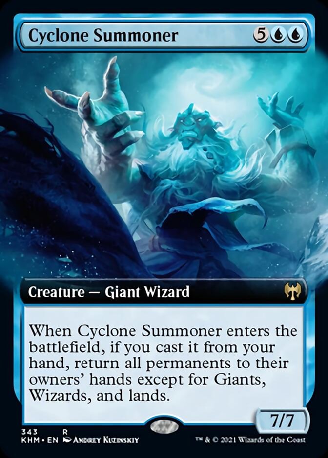 Cyclone Summoner (Extended Art) [Kaldheim] | Deep Dive Games St. Marys