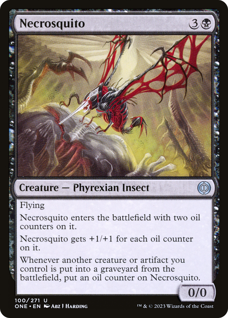 Necrosquito [Phyrexia: All Will Be One] | Deep Dive Games St. Marys