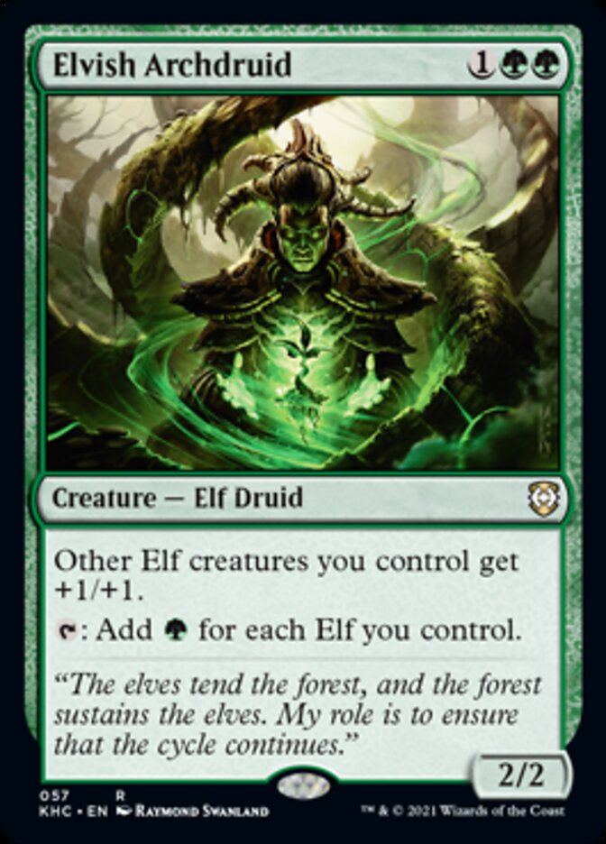 Elvish Archdruid [Kaldheim Commander] | Deep Dive Games St. Marys