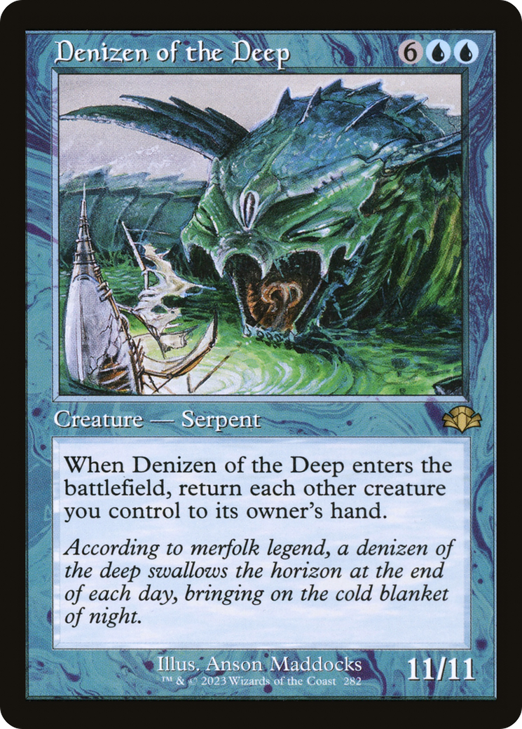 Denizen of the Deep (Retro) [Dominaria Remastered] | Deep Dive Games St. Marys