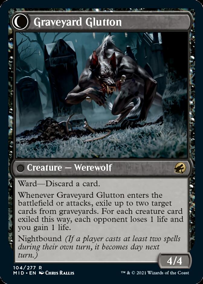 Graveyard Trespasser // Graveyard Glutton [Innistrad: Midnight Hunt] | Deep Dive Games St. Marys