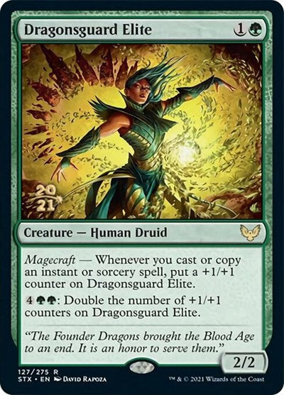 Dragonsguard Elite [Strixhaven: School of Mages Prerelease Promos] | Deep Dive Games St. Marys