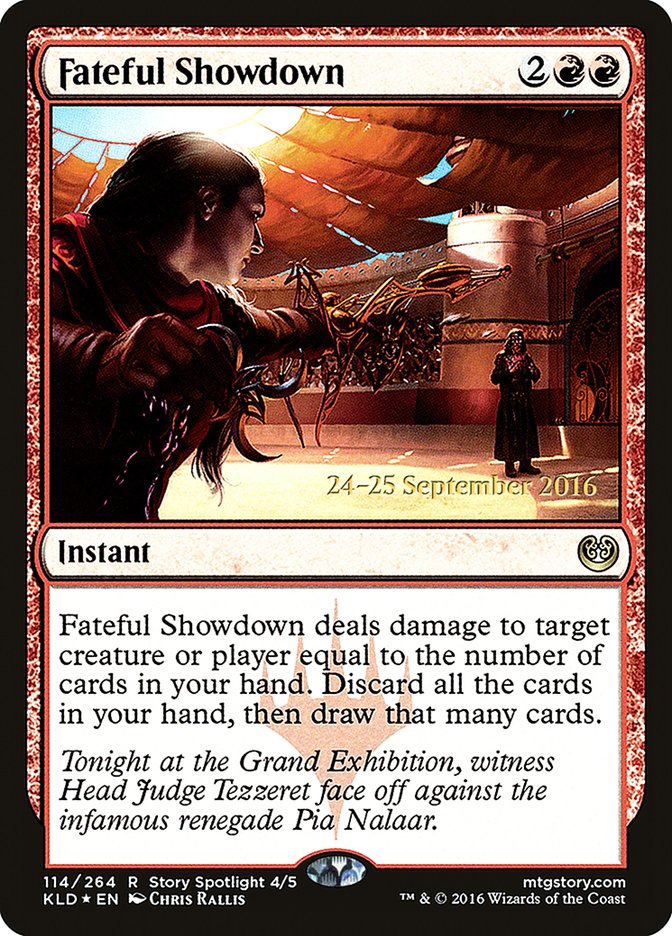 Fateful Showdown [Kaladesh Prerelease Promos] | Deep Dive Games St. Marys