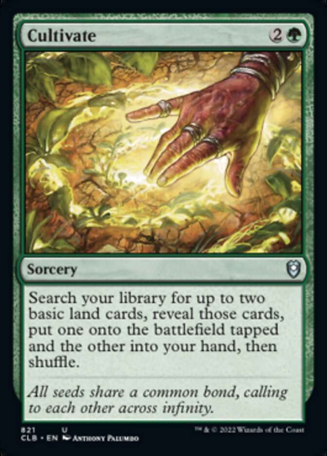 Cultivate [Commander Legends: Battle for Baldur's Gate] | Deep Dive Games St. Marys