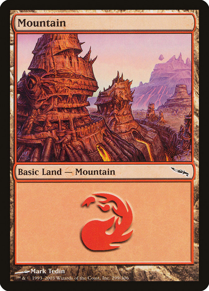 Mountain (299) [Mirrodin] | Deep Dive Games St. Marys