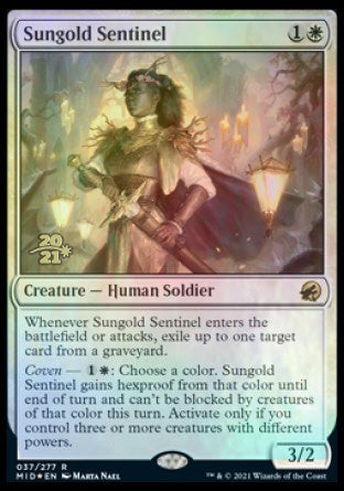 Sungold Sentinel [Innistrad: Midnight Hunt Prerelease Promos] | Deep Dive Games St. Marys