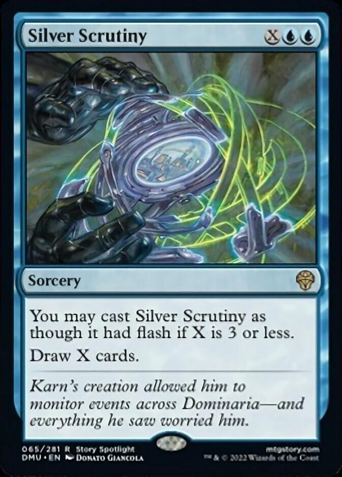 Silver Scrutiny [Dominaria United] | Deep Dive Games St. Marys