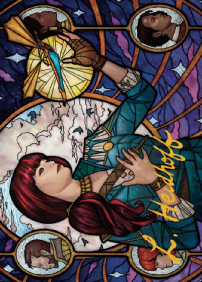 Jhoira, Ageless Innovator Art Card (Gold-Stamped Signature) [Dominaria United Art Series] | Deep Dive Games St. Marys