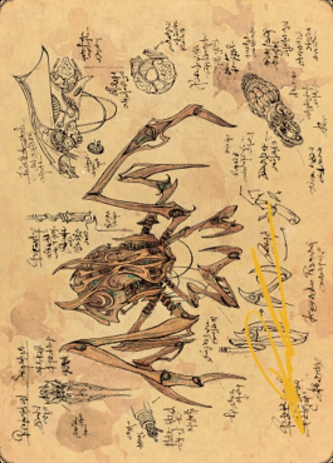 Scrap Trawler Art Card (Gold-Stamped Signature) [The Brothers' War Art Series] | Deep Dive Games St. Marys