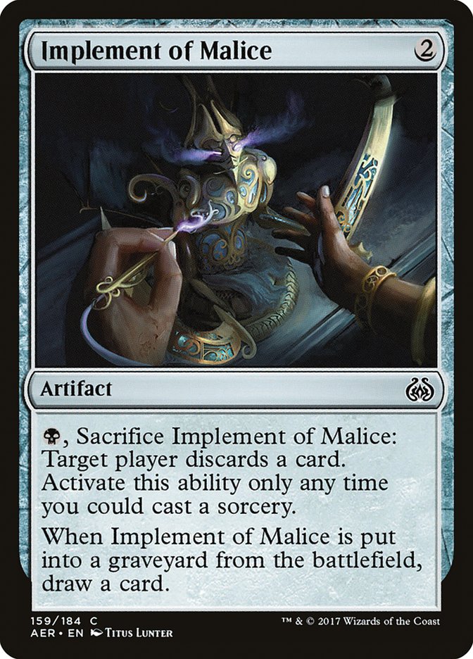 Implement of Malice [Aether Revolt] | Deep Dive Games St. Marys