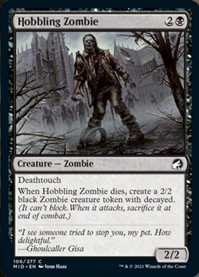 Hobbling Zombie [Innistrad: Midnight Hunt] | Deep Dive Games St. Marys