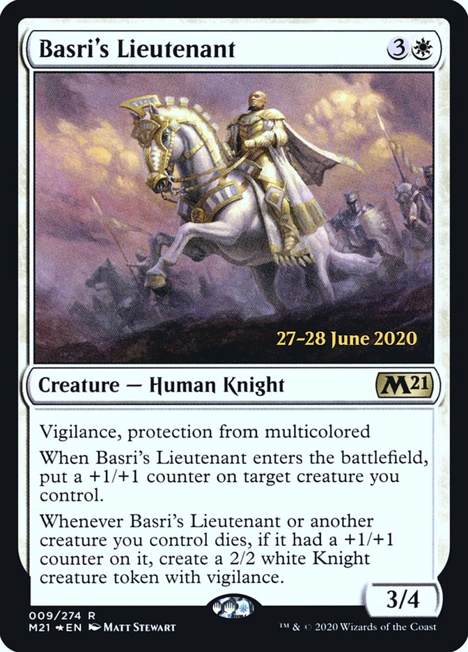 Basri's Lieutenant [Core Set 2021 Prerelease Promos] | Deep Dive Games St. Marys