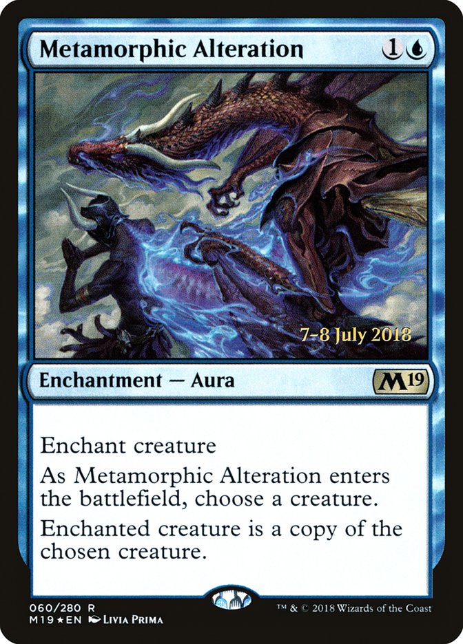 Metamorphic Alteration [Core Set 2019 Prerelease Promos] | Deep Dive Games St. Marys