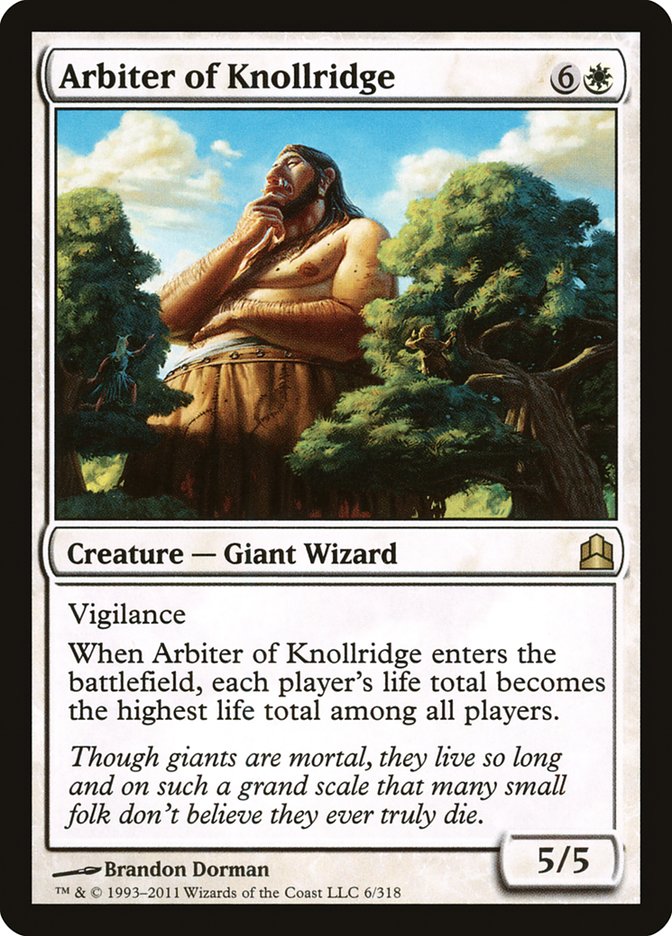 Arbiter of Knollridge [Commander 2011] | Deep Dive Games St. Marys